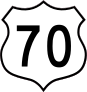 Highway 70 Sign Sticker