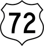 Highway 72 Sign Sticker