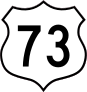 Highway 73 Sign Sticker