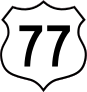 Highway 77 Sign Sticker