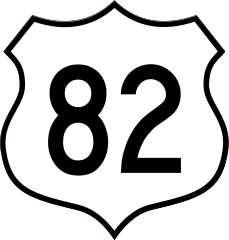 Highway 82 Sign Sticker