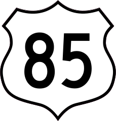 Highway 85 Sign Sticker