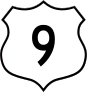 Highway 9 Sign Sticker