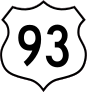 Highway 93 Sign Sticker