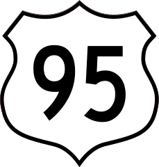 Highway 95 Sign Sticker