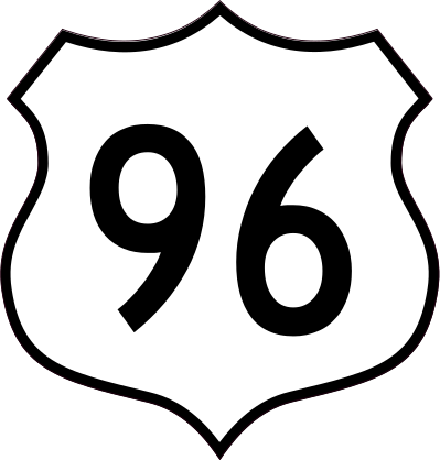 Highway 96 Sign Sticker