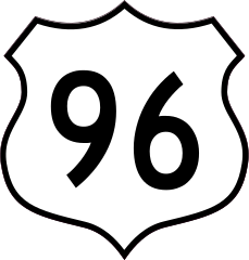 Highway 96 Sign Sticker