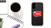 Hike Washington Sticker on a Phone (New) example