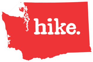 Hike Washington Sticker