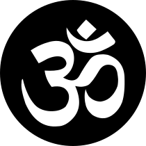 Hinduism Om Circle Transfer Sticker