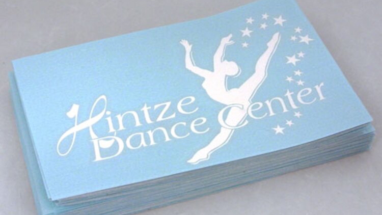 Hintze Dance Center Custom Cut-Out Sticker
