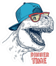 Hip T-Rex Sticker