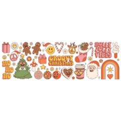 Hippie Christmas Sticker Sheet