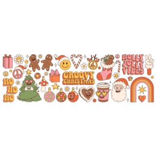 Hippie Christmas Sticker Sheet