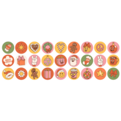 Hippie Christmas Sticker Sheet