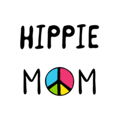 Hippie Mom Sticker