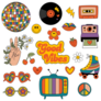 Hippy Groovy Sticker Sheet 