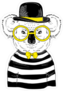 Hipster Koala Sticker