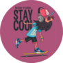 Hipster, Skater Design Sticker