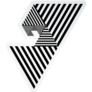 Hipster Triangle Shape Sticker 