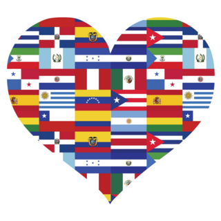 Hispanic Heritage Heart Sticker