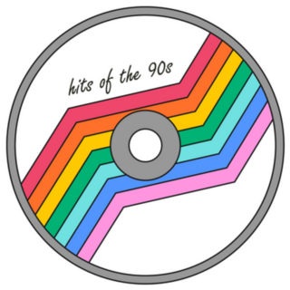 Hits Of The 90s Music Sticker
