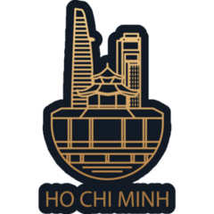 Ho Chi Minh Vietnam City Icon Sticker