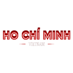 Ho Chi Minh Vietnam Typographic Sticker