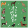 Ho Ho Ho Whippet Sticker