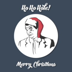 Ho Ho Hole Christmas Meme Sticker