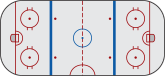 Hockey Ice Rink Sticker