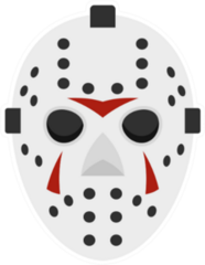 Hockey Mask Icon Sticker