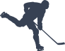 Hockey Player Sticker