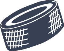 Hockey Puck Sticker
