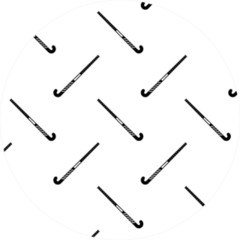Hockey Stick Icon Seamless Pattern Sticker