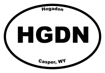 Hogadon Oval Sticker