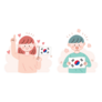 Holding Taegeukgi Sticker