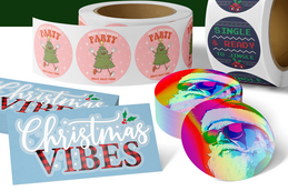 Holiday Custom Stickers Thumb