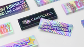 Holographic Bumper Sticker Stacks