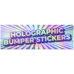 Holographic Bumper Sticker Thumb