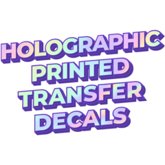 Holographic Printed Transfer Decals Thumbnail - New