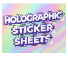 Holographic Sticker Sheets Thumbnail - New