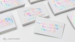 Holographic Transfer Decal Stacks