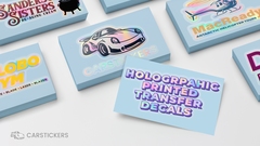 Hologrpahic Printed Transfer Decals - Stacks
