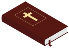Holy Bible Isolated On White Illustration Sticker