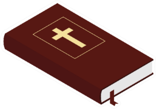Holy Bible Isolated On White Illustration Sticker