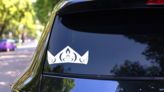Holy Crown Sticker on a Rear Car Window (New) example