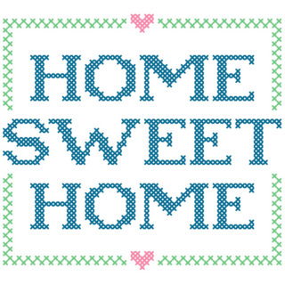 Home Embroidery Sticker