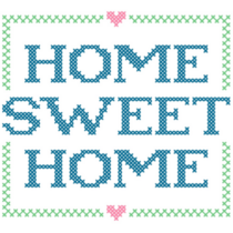Home Embroidery Sticker