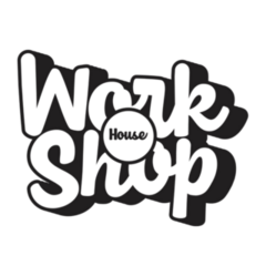 Home Workshop Typography Sticker